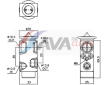 Expanzní ventil, klimatizace AVA Clever Choice VL1178