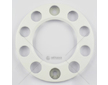 Kryt kola 10 otvorů bílá ocel s upevněním na dva šrouby BB-105210