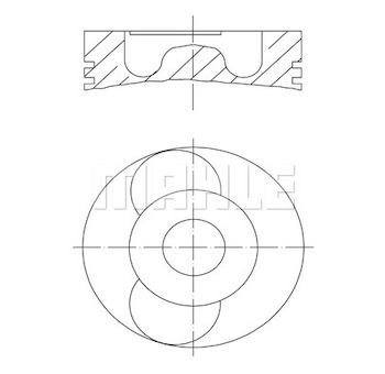 Píst MAHLE 061 53 00