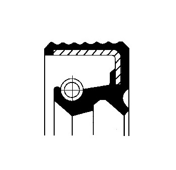 Těsnicí kroužek, čep nápravy CORTECO 01026493B