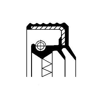 Těsnicí kroužek hřídele, náboj kola CORTECO 01016684B