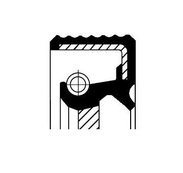 Těsnicí kroužek hřídele, diferenciál CORTECO 01027945B