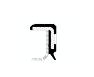 Těsnicí kroužek hřídele, klikový hřídel CORTECO 15026914B