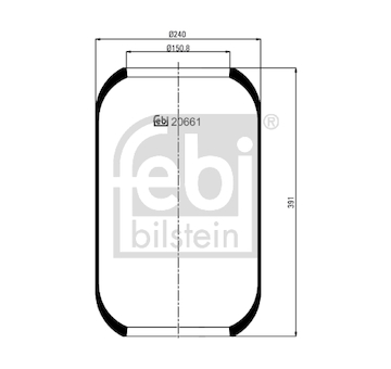 Mech, pneumaticke odpruzeni FEBI BILSTEIN 20661