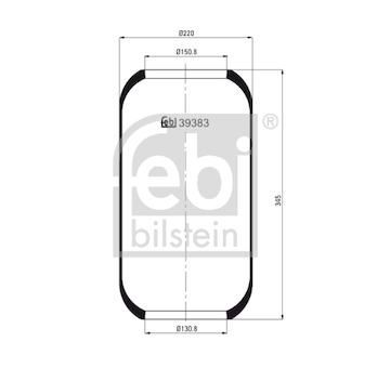 Mech, pneumaticke odpruzeni FEBI BILSTEIN 39383