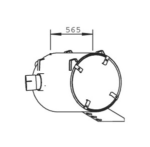 Zadní tlumič výfuku DINEX 51302