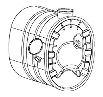 Střední tlumič výfuku DINEX 80389