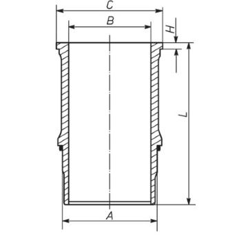 Vložený válec MAHLE 227 WN 65 01