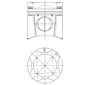 Píst KOLBENSCHMIDT 94846600