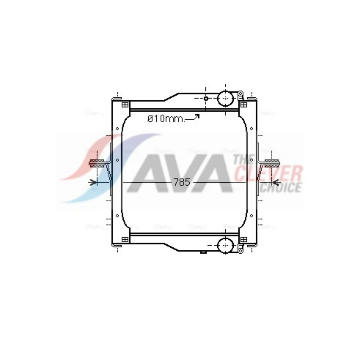Chladič, chlazení motoru AVA QUALITY COOLING RE2094