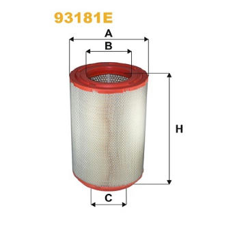 Vzduchový filtr WIX FILTERS 93181E