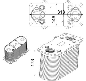 Chladič turba MAHLE CI 232 000P