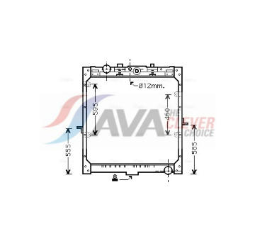 Chladič, chlazení motoru AVA Clever Choice DF2035