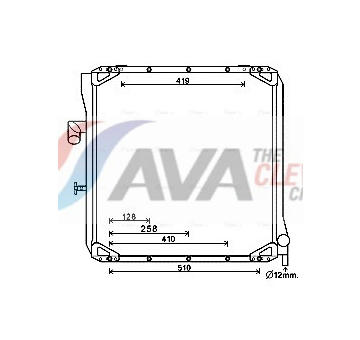 Chladič, chlazení motoru AVA Clever Choice UG2008
