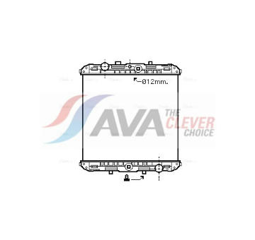 Chladič, chlazení motoru AVA Clever Choice DF2004N