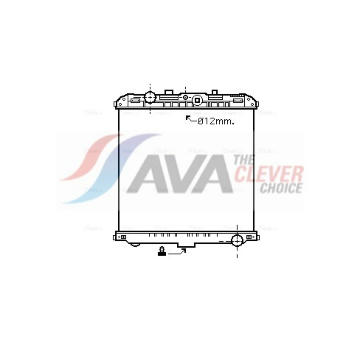 Chladič, chlazení motoru AVA Clever Choice DF2035N