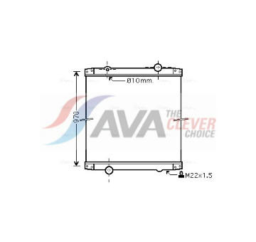 Chladič, chlazení motoru AVA Clever Choice RE2010N