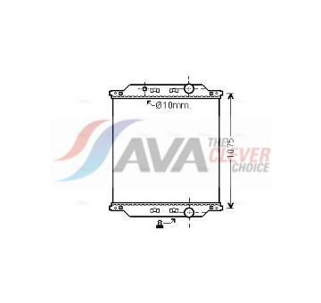Chladič, chlazení motoru AVA Clever Choice RE2057N