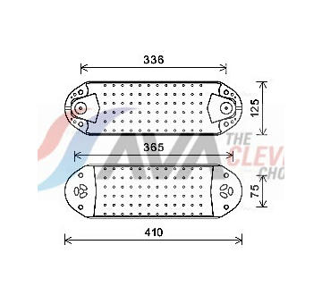 Olejový chladič, motorový olej AVA Clever Choice VL3076
