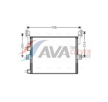 Kondenzátor, klimatizace AVA Clever Choice REA5054