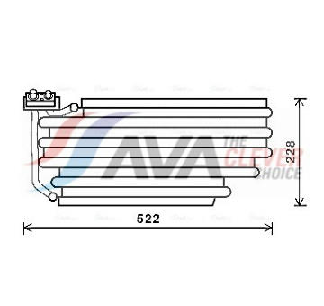 Výparník, klimatizace AVA Clever Choice SCV030