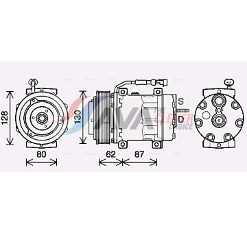Kompresor, klimatizace AVA Clever Choice DFAK073