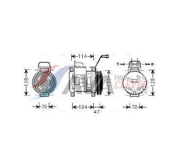 Kompresor, klimatizace AVA Clever Choice MEAK189