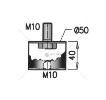 Drzak, vyfukovy system DINEX DIN49838