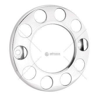 Kryt kola 10 otvorů nerezový A2A-5252