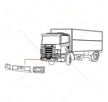 Kryt nárazníku COVIND COV/144/95