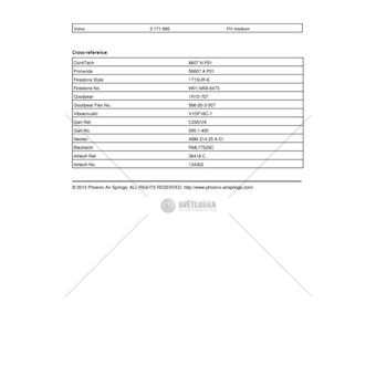 Mech, pneumaticke odpruzeni PHOENIX 1DF17A-1