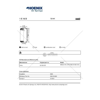 Mech, pneumaticke odpruzeni PHOENIX 1E18D