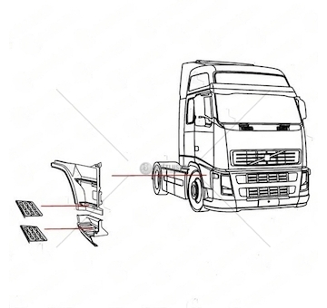 Nástupní schůdky COVIND COV/2FH/208