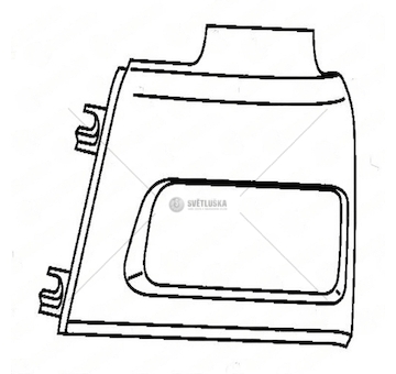 Pouzdro, hlavní světlomet COVIND COV/CF0/940