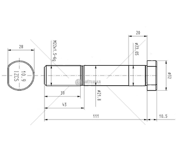 Sroub kola CSY AZMA-0074