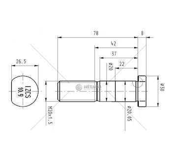 Sroub kola CSY AZME-0006