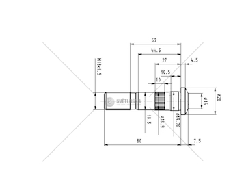 Šroub kola RVI M18*1,5*79 DL.GW.28MM CSY AZRE-0015
