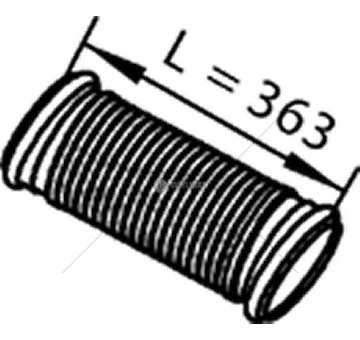 Výfuková trubka DINEX DIN82202