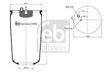Mech, pneumaticke odpruzeni FEBI BILSTEIN 35492