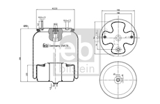 Mech, pneumaticke odpruzeni FEBI BILSTEIN 35678