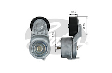 Napínák, žebrovaný klínový řemen GATES T38715