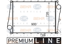 Chladič turba HELLA 8ML 376 727-551
