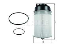 Palivový filtr MAHLE KX 400D