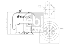 Mech, pneumaticke odpruzeni FEBI BILSTEIN 35877