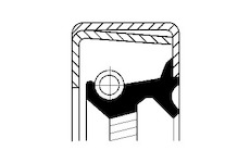 Těsnicí kroužek hřídele, diferenciál CORTECO 12014744B