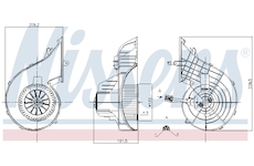 vnitřní ventilátor NISSENS 87751