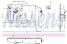 Vyrovnávací nádoba, chladicí kapalina NISSENS 996027