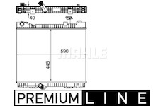 Chladič, chlazení motoru MAHLE CR 1045 000P