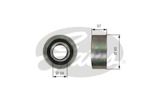 Vratná/vodicí kladka, klínový žebrový řemen GATES T36139