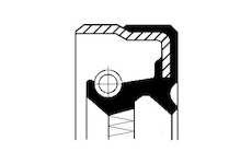 Těsnicí kroužek hřídele, diferenciál CORTECO 01016879B